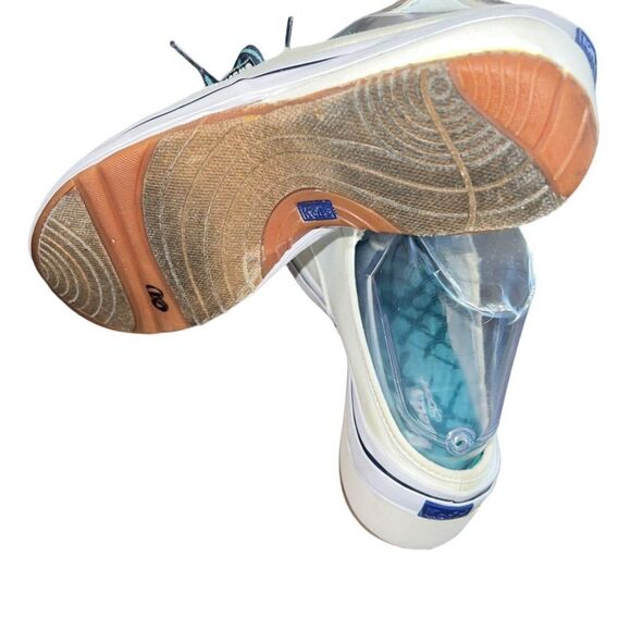 KEDS WOMEN'S SIZE 6.5 White FABRIC SLIP-ON BACKLESS MULES SNEAKERS - Picture 5 of 7